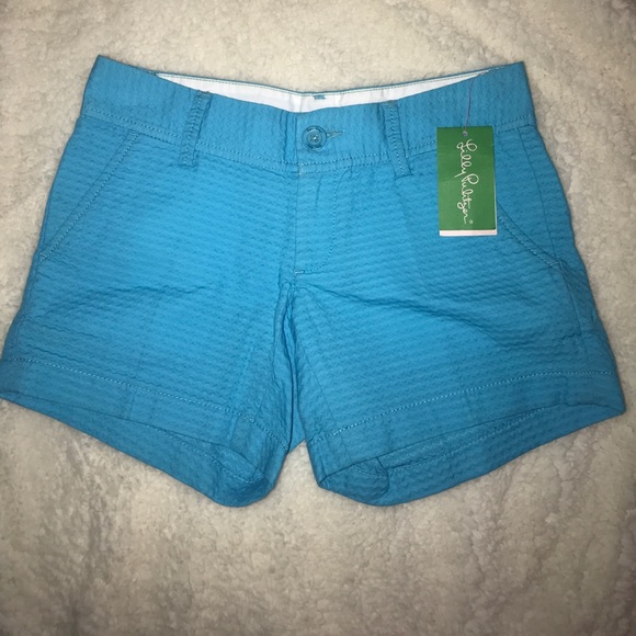 Lilly Pulitzer blue Callahan shorts - Picture 1 of 4